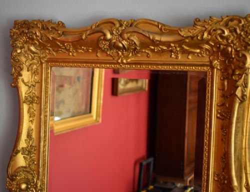 FINE VICTORIAN GILT FRAME MIRROR - ADDITIONAL PHOTO 1