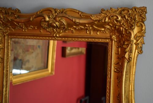 FINE VICTORIAN GILT FRAME MIRROR - ADDITIONAL PHOTO 2