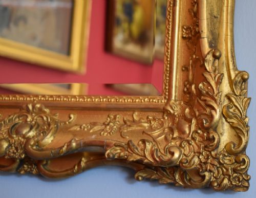 FINE VICTORIAN GILT FRAME MIRROR - ADDITIONAL PHOTO 3