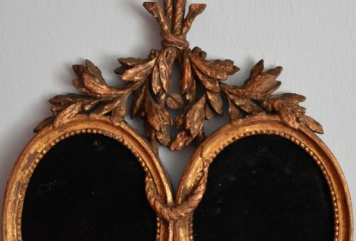 ITALIAN CARVED WOOD TRIPTYCH FRAME - ADDITIONAL PHOTO 4