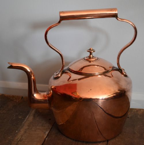 HUGE COUNTRY HOUSE COPPER KETTLE - ADDITIONAL PHOTO 1