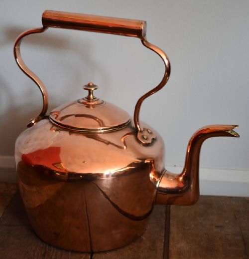 HUGE COUNTRY HOUSE COPPER KETTLE - ADDITIONAL PHOTO 2