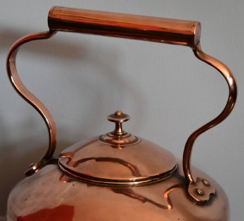 HUGE COUNTRY HOUSE COPPER KETTLE - ADDITIONAL PHOTO 4