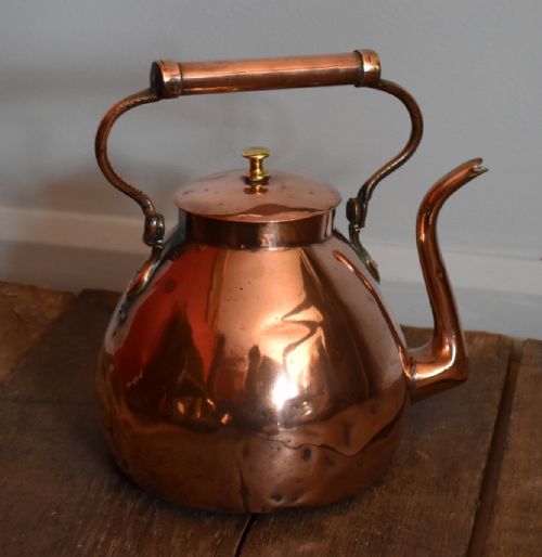 eighteenth century dutch copper kettle - CATEGORY: ANTIQUE METAL - DATED GEORGIAN