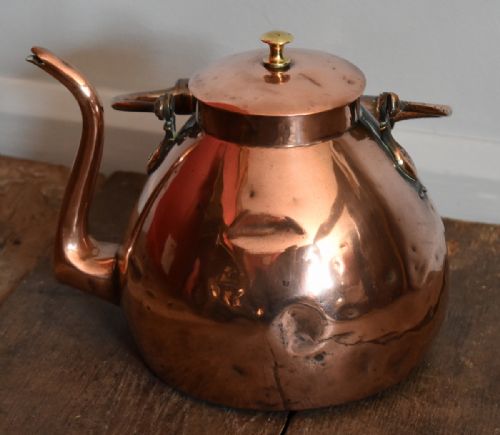 EIGHTEENTH CENTURY DUTCH COPPER KETTLE - ADDITIONAL PHOTO 5