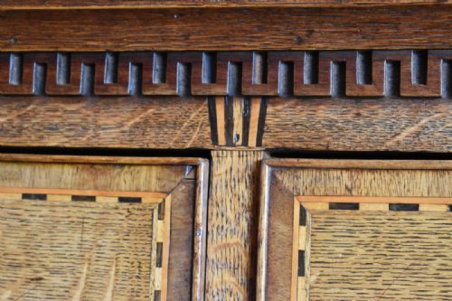 FINE GEORGIAN OAK CHEST OF DRAWERS - ADDITIONAL PHOTO 5