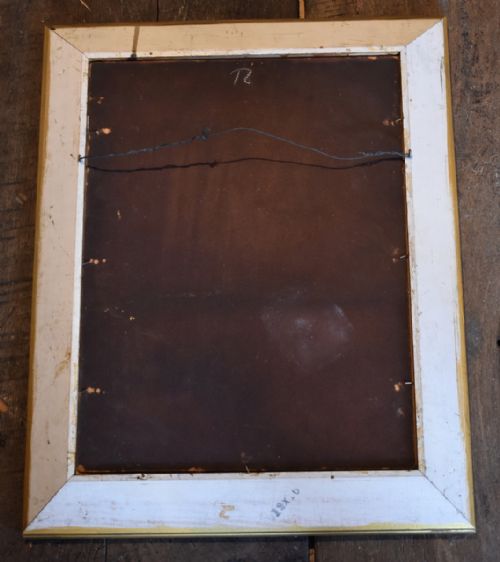 RARE OIL PAINTING BY AMERICAN BURR H NICHOLLS - ADDITIONAL PHOTO 4