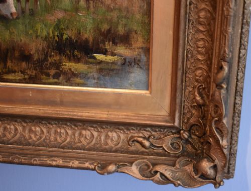 FINE IMPRESSIONIST OIL PAINTING LANDSCAPE SCENE - ADDITIONAL PHOTO 4