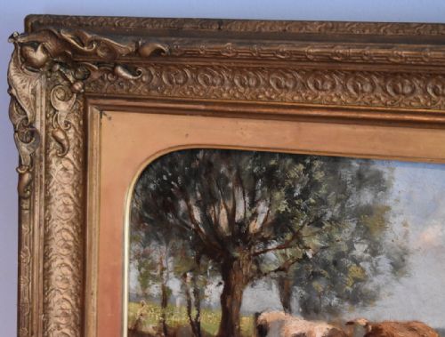FINE IMPRESSIONIST OIL PAINTING LANDSCAPE SCENE - ADDITIONAL PHOTO 5