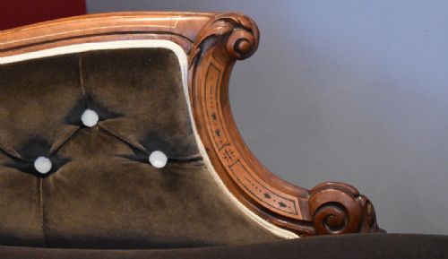 SUPERB QUALITY VICTORIAN CHAISE LONGUE - ADDITIONAL PHOTO 8