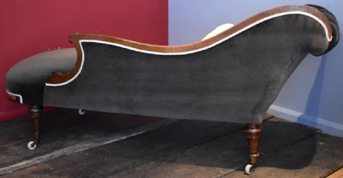 SUPERB QUALITY VICTORIAN CHAISE LONGUE - ADDITIONAL PHOTO 9