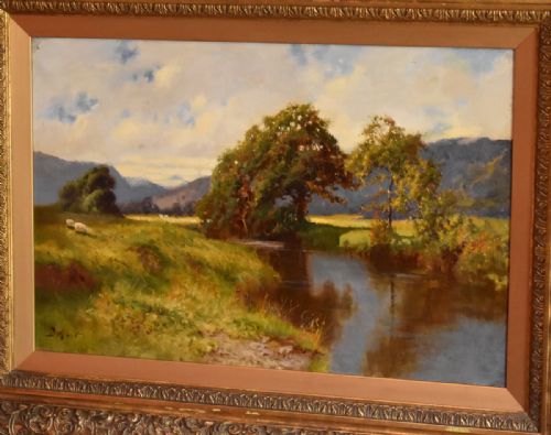 PAIR OF OIL PAINTINGS BY DAVID HEWITT - ADDITIONAL PHOTO 3