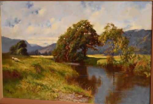PAIR OF OIL PAINTINGS BY DAVID HEWITT - ADDITIONAL PHOTO 4