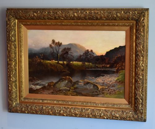 PAIR OF OIL PAINTINGS BY DAVID HEWITT - ADDITIONAL PHOTO 6
