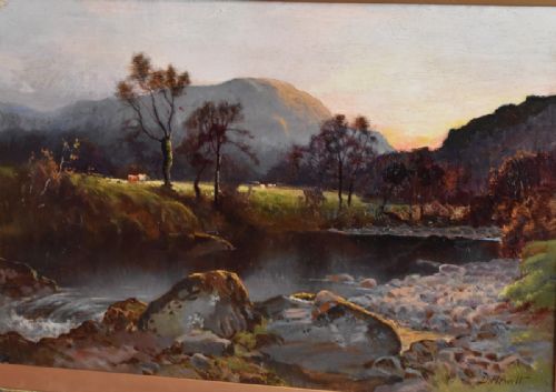 PAIR OF OIL PAINTINGS BY DAVID HEWITT - ADDITIONAL PHOTO 8