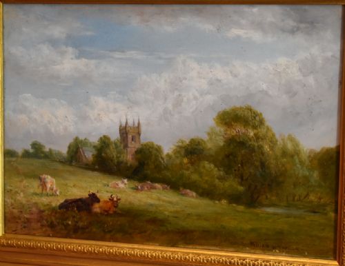 OIL PAINTING BY WILLIAM H VERNON - ADDITIONAL PHOTO 2