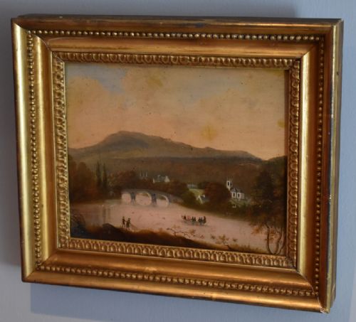 victorian scottish landscape oil painting - CATEGORY: ANTIQUE ART - DATED 1850