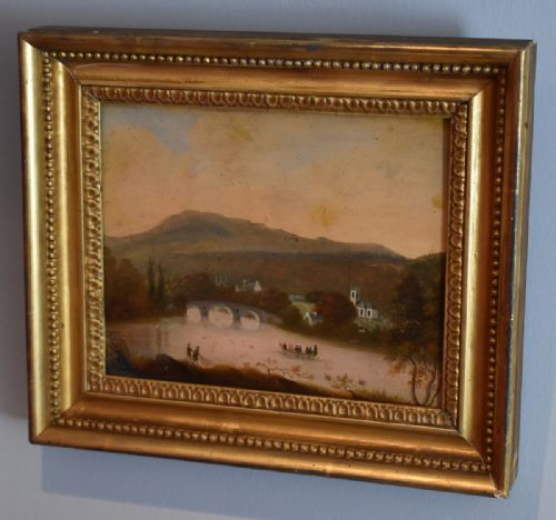VICTORIAN SCOTTISH LANDSCAPE OIL PAINTING - ADDITIONAL PHOTO 1