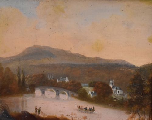 VICTORIAN SCOTTISH LANDSCAPE OIL PAINTING - ADDITIONAL PHOTO 3