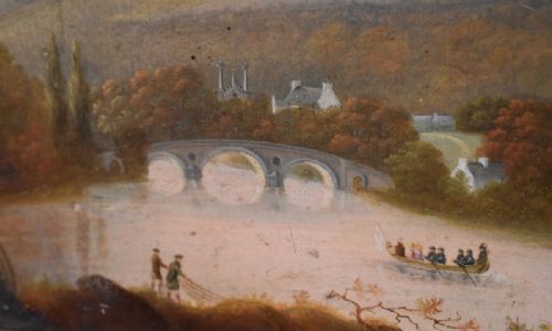 VICTORIAN SCOTTISH LANDSCAPE OIL PAINTING - ADDITIONAL PHOTO 4