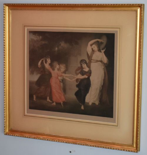 FINE PRINT 'THE GOWER FAMILY' AFTER ROMNEY - ADDITIONAL PHOTO 1