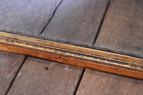 VERY LARGE REGENCY BIRD'S EYE MAPLE OVERMANTEL MIRROR - ADDITIONAL PHOTO 8