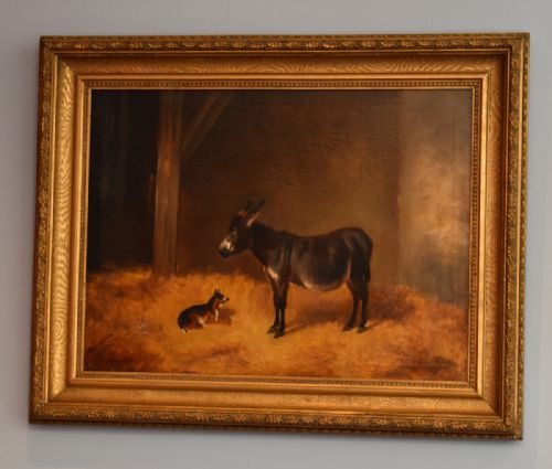 FINE PAIR OF VICTORIAN OIL PAINTINGS BY WHEELER - ADDITIONAL PHOTO 2