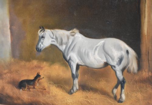 FINE PAIR OF VICTORIAN OIL PAINTINGS BY WHEELER - ADDITIONAL PHOTO 6