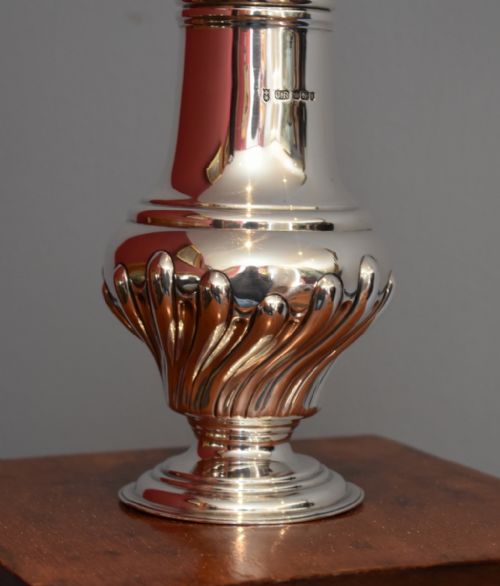 FINE AND LARGE SILVER SUGAR CASTER - ADDITIONAL PHOTO 1