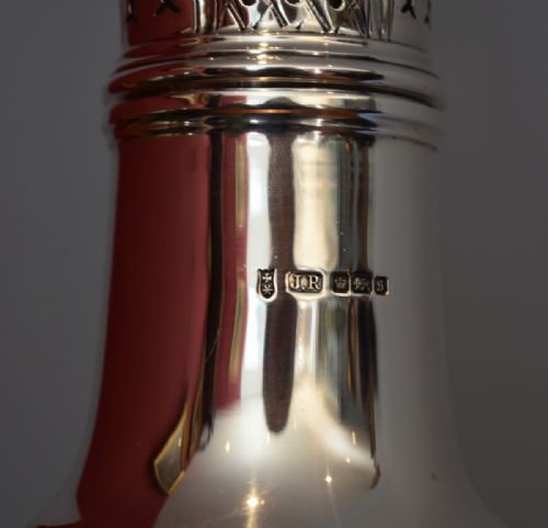 FINE AND LARGE SILVER SUGAR CASTER - ADDITIONAL PHOTO 2