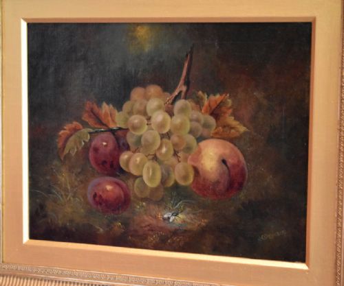 VICTORIAN STILL LIFE OIL PAINTING BY JWDAYSON - ADDITIONAL PHOTO 2