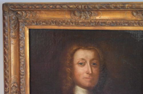 GEORGIAN PORTRAIT OF A GENTLEMAN OIL PAINTING - ADDITIONAL PHOTO 2