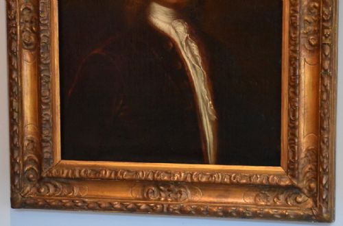 GEORGIAN PORTRAIT OF A GENTLEMAN OIL PAINTING - ADDITIONAL PHOTO 6