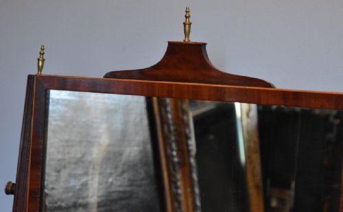 FINE REGENCY MAHOGANY DRESSING TABLE MIRROR - ADDITIONAL PHOTO 2