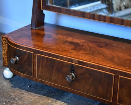 FINE REGENCY MAHOGANY DRESSING TABLE MIRROR - ADDITIONAL PHOTO 5