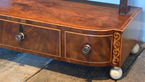 FINE REGENCY MAHOGANY DRESSING TABLE MIRROR - ADDITIONAL PHOTO 6
