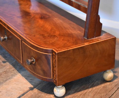 FINE REGENCY MAHOGANY DRESSING TABLE MIRROR - ADDITIONAL PHOTO 8