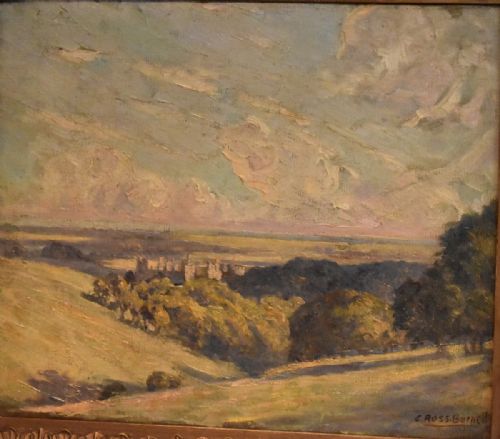 ARUNDEL CASTLE OIL PAINTING BY CECIL ROSSBURNETT - ADDITIONAL PHOTO 2