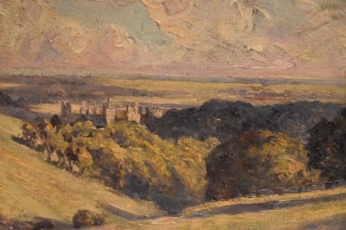 ARUNDEL CASTLE OIL PAINTING BY CECIL ROSSBURNETT - ADDITIONAL PHOTO 6