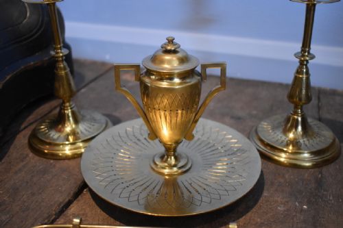 SUPERB VICTORIAN DESK SET IN PRESENTATION CASE - ADDITIONAL PHOTO 6