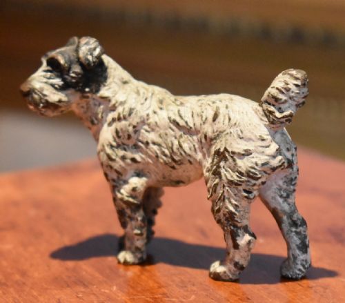 COLD PAINTED BRONZE DOG - ADDITIONAL PHOTO 3
