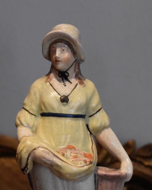 TWO GEORGIAN PEARLWARE FIGURES - ADDITIONAL PHOTO 3