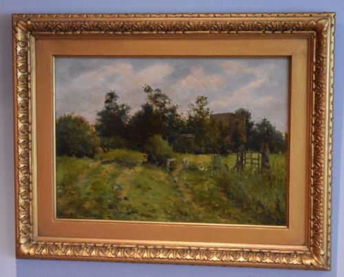 OIL PAINTING OF ST CLEMENT'S CHURCH SKEGNESS BY FPKIRK - ADDITIONAL PHOTO 4