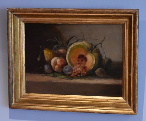 fine french still life oil painting - CATEGORY: ANTIQUE ART - DATED 1900