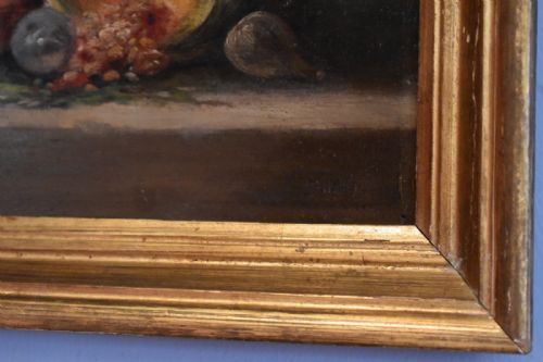 FINE FRENCH STILL LIFE OIL PAINTING - ADDITIONAL PHOTO 4