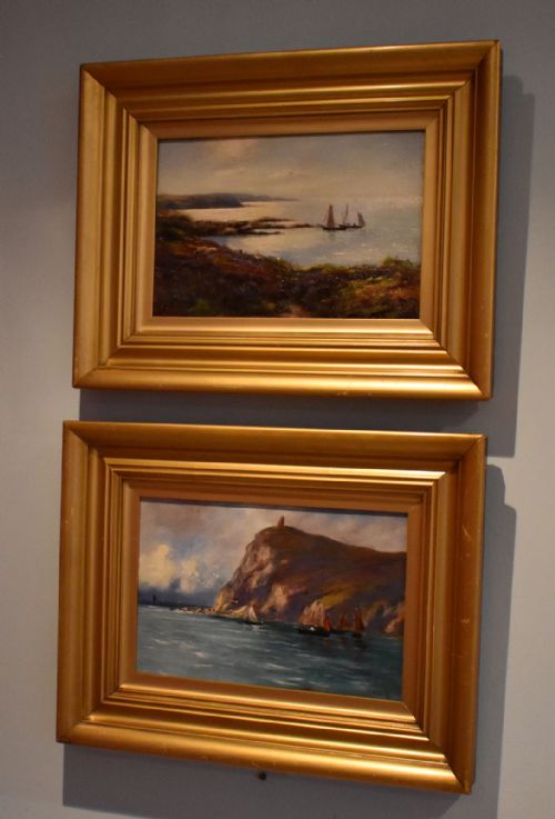 PAIR OF OIL PAINTINGS OF THE ISLE OF MAN - ADDITIONAL PHOTO 1