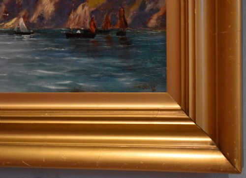 PAIR OF OIL PAINTINGS OF THE ISLE OF MAN - ADDITIONAL PHOTO 6