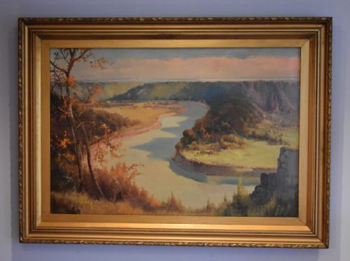 Landscape Oil Painting by Edgar James Mayberry 1887-1964
