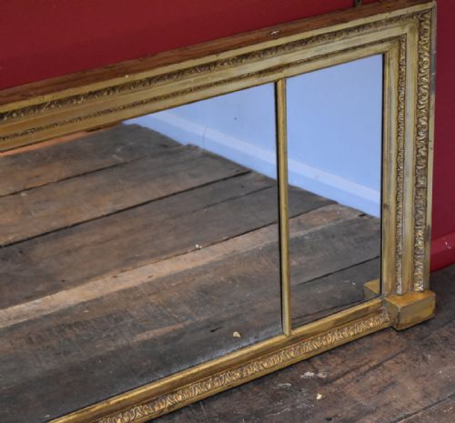 FINE GILT OVERMANTLE MIRROR - ADDITIONAL PHOTO 3