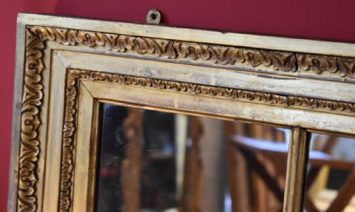 FINE GILT OVERMANTLE MIRROR - ADDITIONAL PHOTO 7